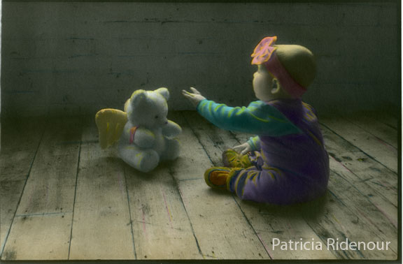 Patricia Ridenour_Baby and teddy bear